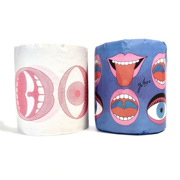 画像2: EYE AND MOUTH TOILET PAPER (2)