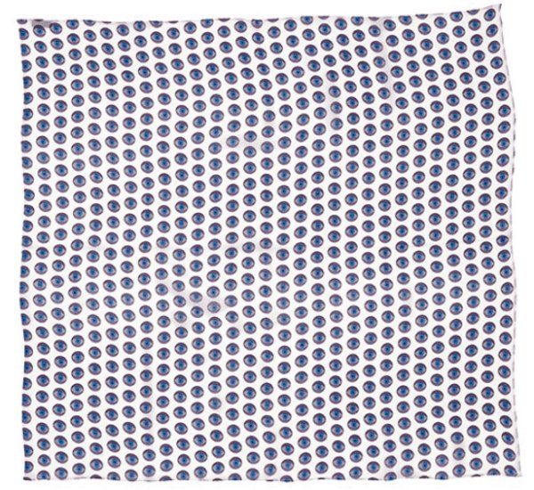 画像1: シルクスカーフ　EYE DOT (1)