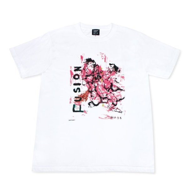 画像1: 「寒山百得」展 Tシャツ 2022.07.04_1 ホワイト (1)
