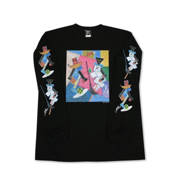 レビューの多い高評価商品特集！ 寒山百得」展 ロングスリーブTシャツ ブラック 2022.11.09 ウェア