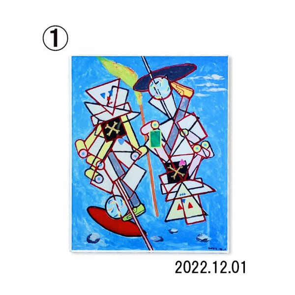 画像2: 「寒山百得」展 アクリルマグネット (2)