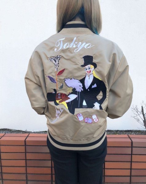 画像14:  「寒山百得」展 ブルゾン ベージュ (14)