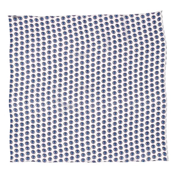 画像1: シルクスカーフ　EYE DOT (1)