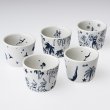 画像1: 髑髑お猪口　5個セット (1)