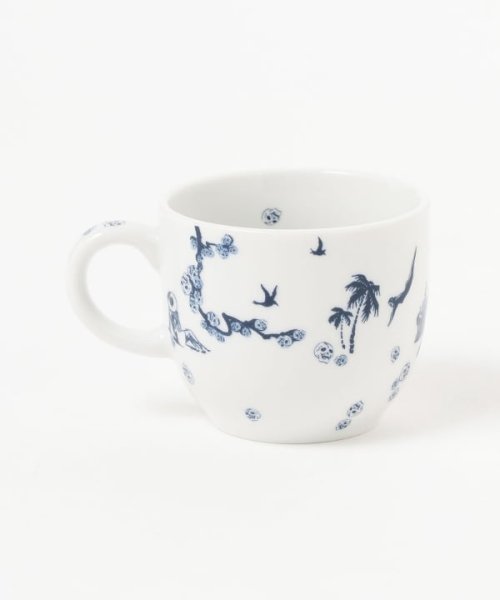 画像7: 髑髏カップ＆ソーサー　バラ (7)