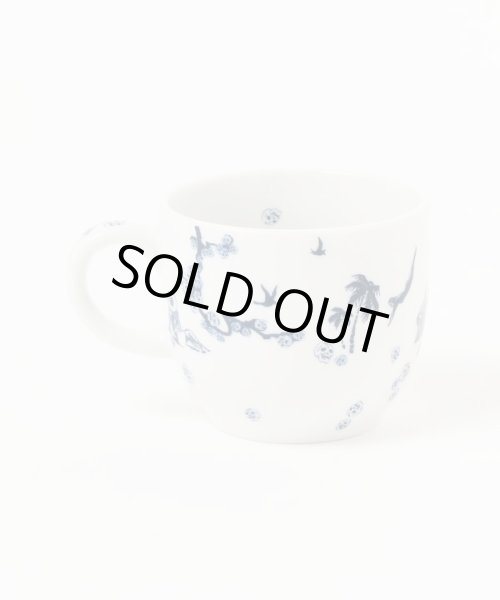 画像7: 髑髏カップ＆ソーサー　バラ (7)