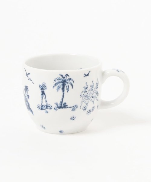 画像6: 髑髏カップ＆ソーサー　バラ (6)