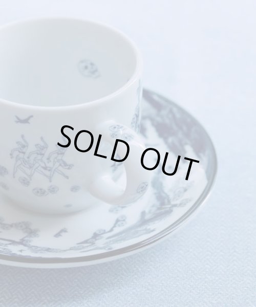 画像10: 髑髏カップ＆ソーサー　バラ (10)