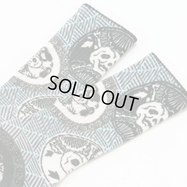 画像2: 靴下　髑髏サークル/DOKURO Circle (2)