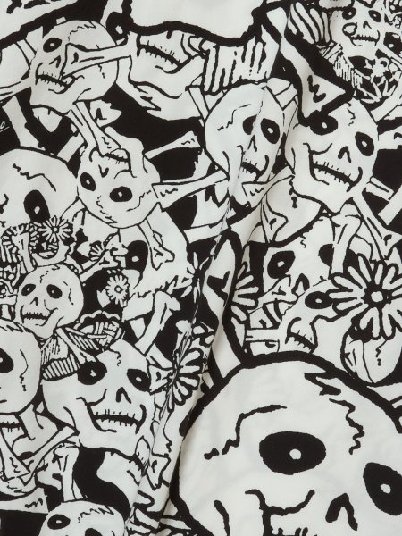 画像3: 雑踏髑髏 浴衣 (3)