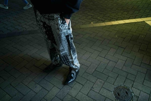 画像3: 髑髏bandana EASY TUCK PANTS (3)