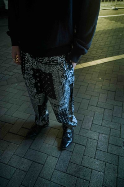 画像4: 髑髏bandana EASY TUCK PANTS (4)
