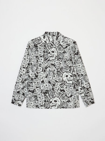 画像2: 雑踏髑髏 L/S shirts (2)
