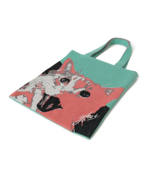 画像8: TOKYO CULTUART by BEAMS 横尾忠則 × 編み物☆堀ノ内 / TAMA Knit Tote Bag (8)