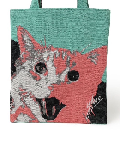 画像5: TOKYO CULTUART by BEAMS 横尾忠則 × 編み物☆堀ノ内 / TAMA Knit Tote Bag (5)