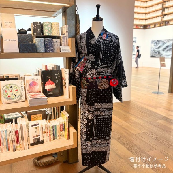 画像4: 髑髏bandana 浴衣 (4)