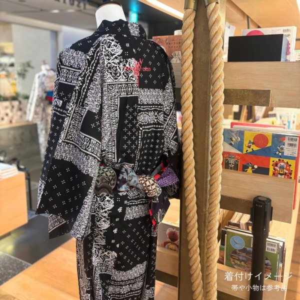 画像5: 髑髏bandana 浴衣 (5)