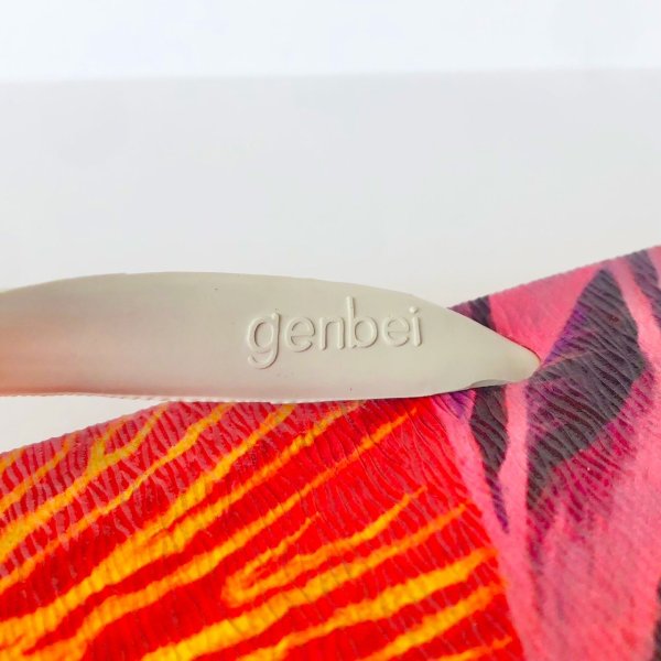 画像3: ビーチサンダル 霧島（ホワイト×オレンジ）24cm (3)