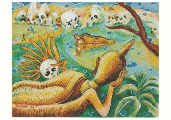 画像1: ポストカード　Nirvana and Skeletons (1)
