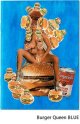 Burger Queen BLUE (YZ039b)
