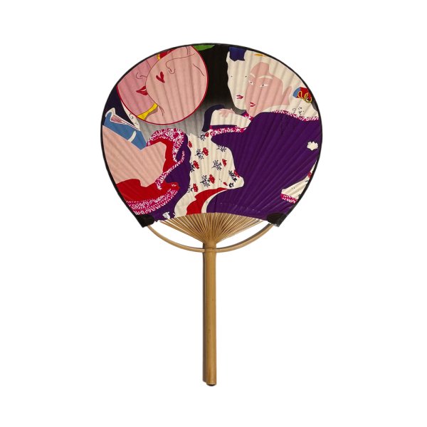 画像1: Tadanori Yokoo Uchiwa : Ukiyoe Utsushi (1)
