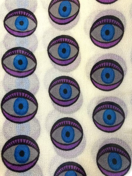 画像4: シルクスカーフ　EYE DOT (4)
