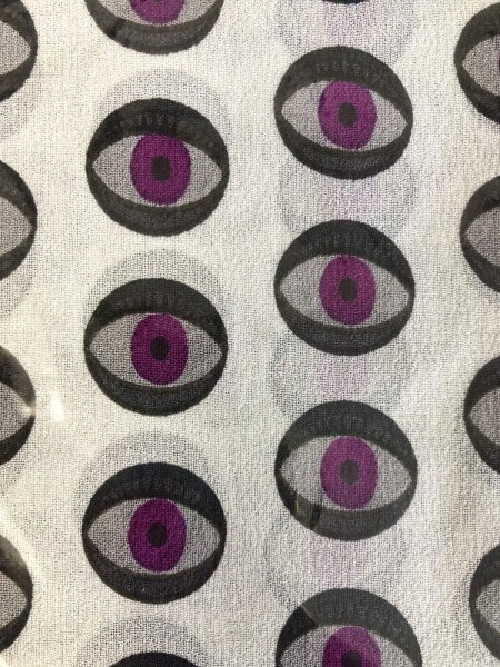 画像3: シルクスカーフ　EYE DOT (3)