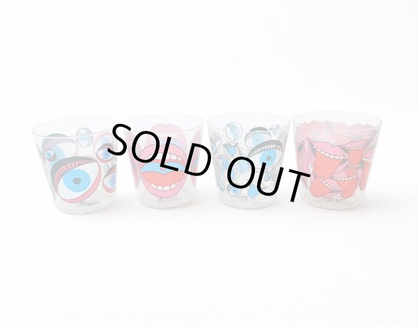 画像1: Tadanori Yokoo Color Glass 4個セット (1)