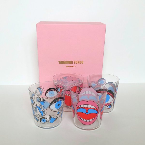 画像2: Tadanori Yokoo Color Glass 4個セット (2)