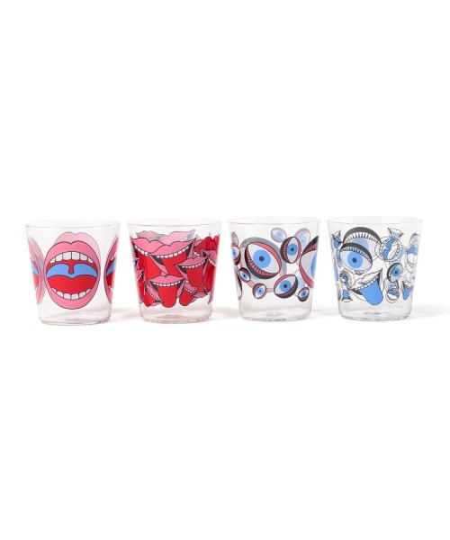 画像1: Tadanori Yokoo Color Glass 4個セット (1)
