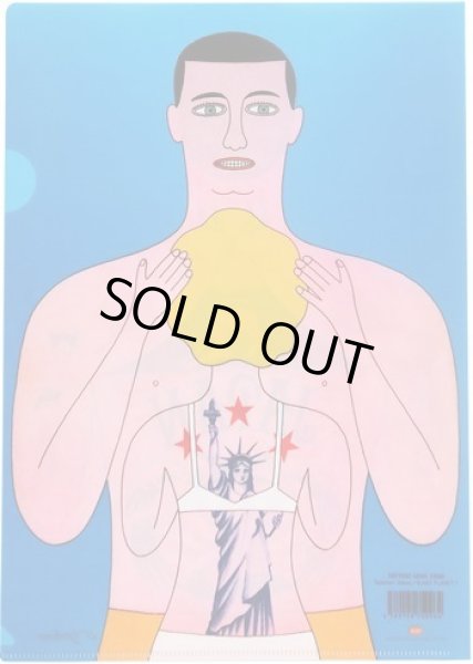 画像2: A4 アートクリアファイル　タトゥーマン (2)