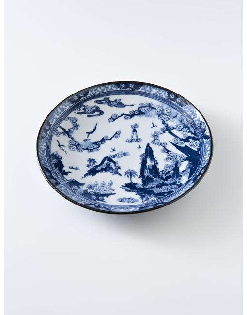 八寸髑髏絵皿 横尾忠則オンラインショップ 八寸髑髏絵皿 横尾忠則オンラインショップ